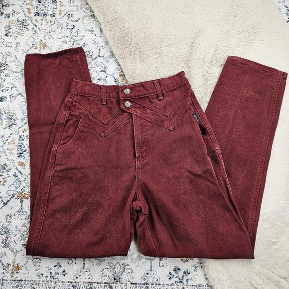 Rocky Mountain Pants - Rocky Mountain Burgundy Jeans